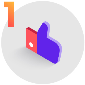 Buena presencia <br/> en Redes Sociales